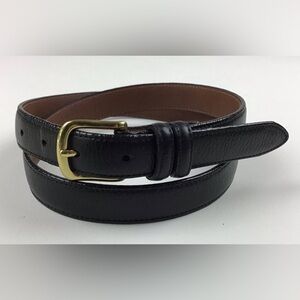 Christopher Hayes leather belt size 36 black